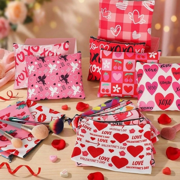 Handbags - Valentine's Day Themed Cosmetic Bag
